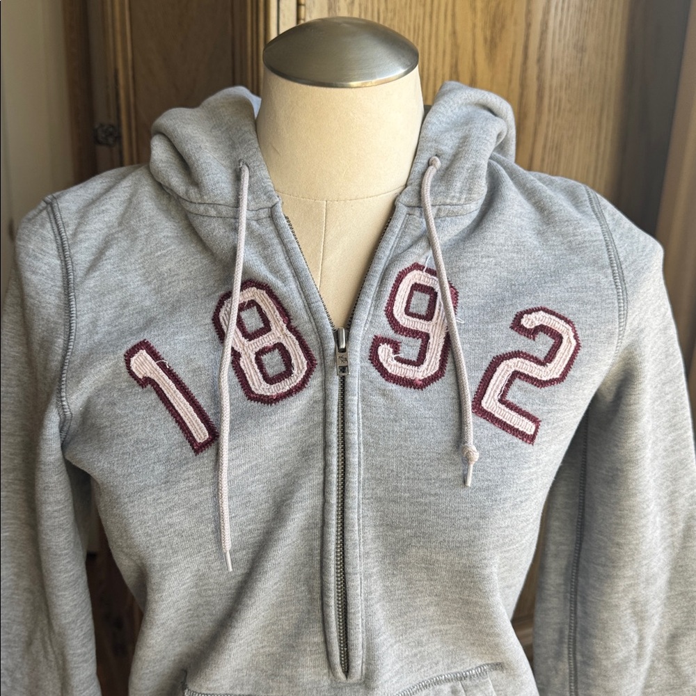 Abercrombie & Fitch Gray 1892 Women's Hoodie - Picture 2 of 6